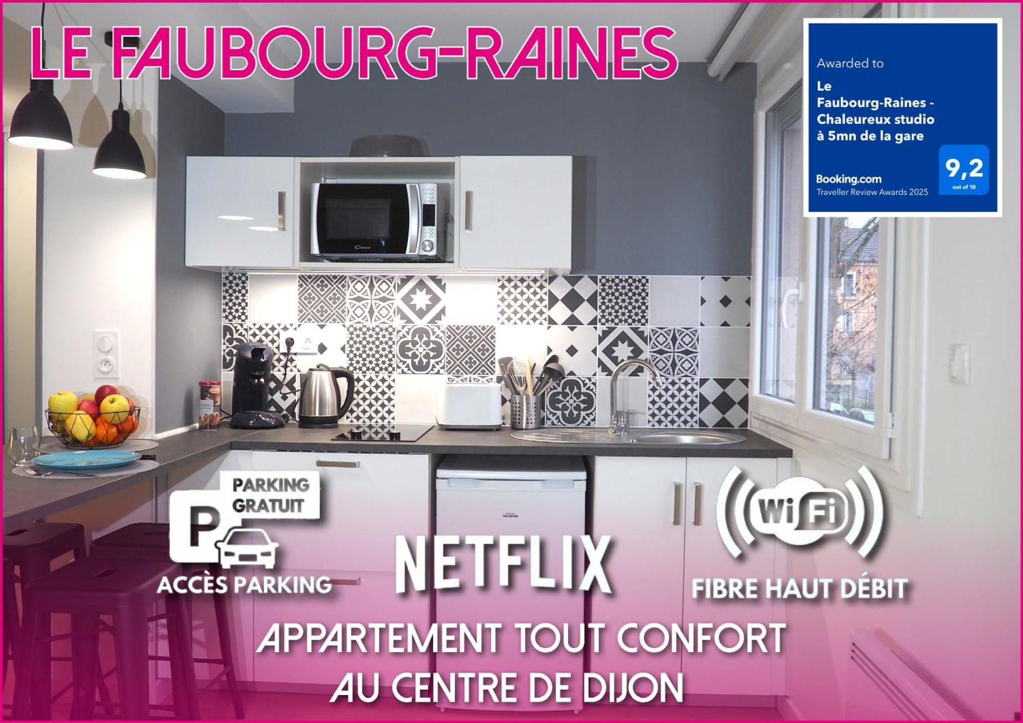 Le Faubourg-Raines - Chaleureux Studio A 5Mn De La Gare Dijon Exterior photo